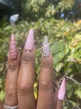 Load image into Gallery viewer, Rose gold Unicorn Bling Press on Nails
