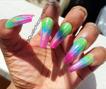 Load image into Gallery viewer, Tropical Rainbow Press On Nails
